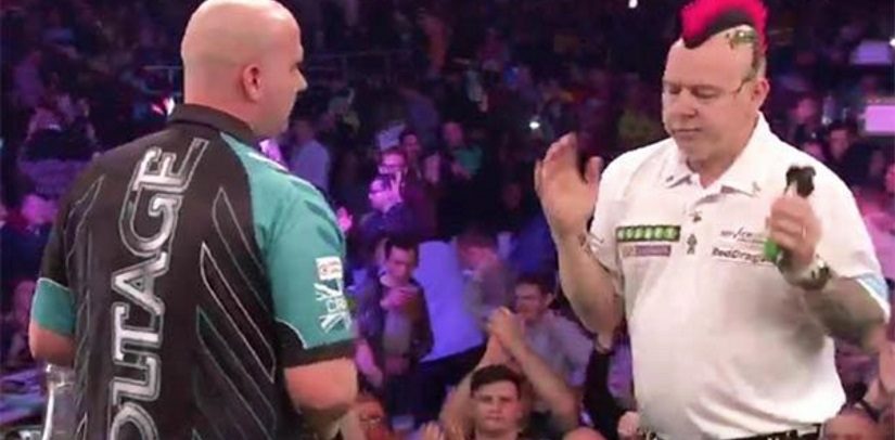 Peter Wright Clashes With Rob Cross On Matchday Four Of The Darts Premier League
