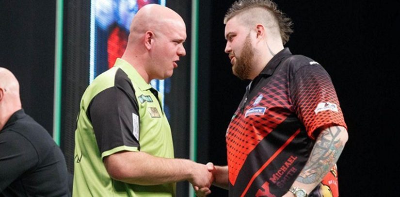 Michael van Gerwen Goes Clear At The Top After Victory Over Michael Smith In The Darts Premier League